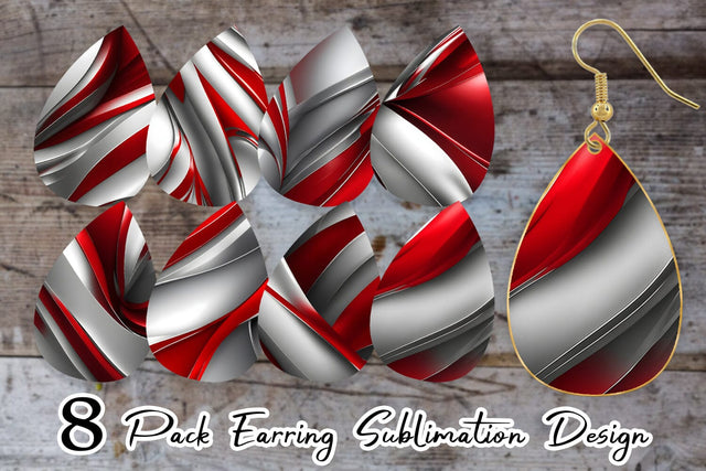 Earring Teardrop Sublimation artnoy 