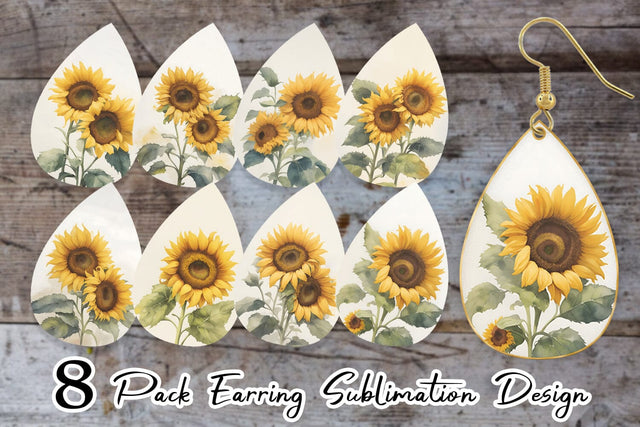 Earring Teardrop Sublimation artnoy 