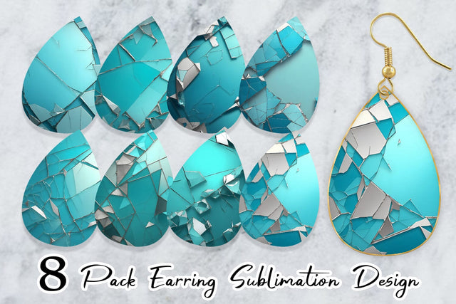 Earring Teardrop Sublimation artnoy 