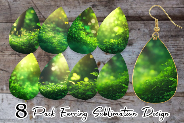 Earring Teardrop Sublimation artnoy 