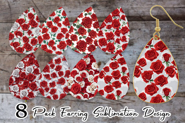 Earring Teardrop Sublimation artnoy 