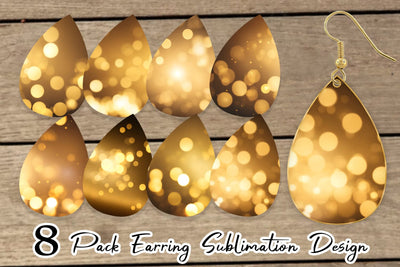 Earring Teardrop Sublimation artnoy 