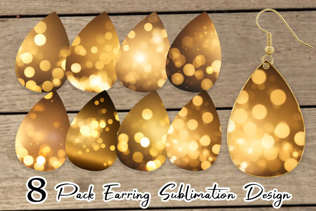 Earring Teardrop Sublimation artnoy 