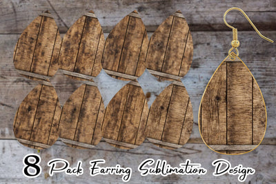 Earring Teardrop Sublimation artnoy 