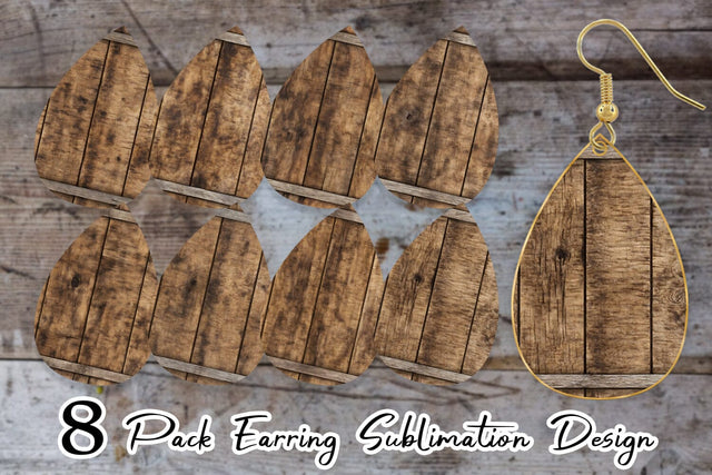 Earring Teardrop Sublimation artnoy 