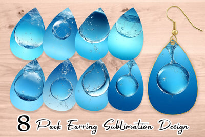 Earring Teardrop Sublimation artnoy 