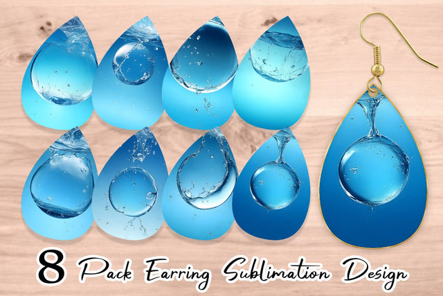 Earring Teardrop Sublimation artnoy 