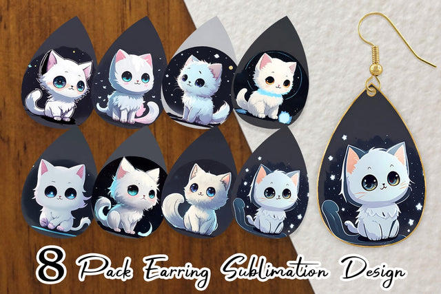 Earring Teardrop Sublimation artnoy 