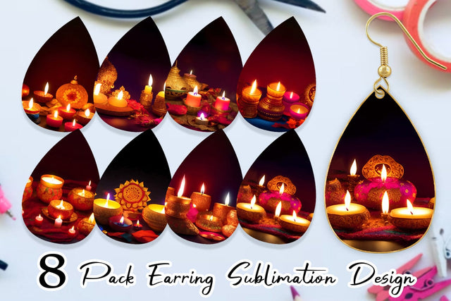 Earring Teardrop Sublimation artnoy 