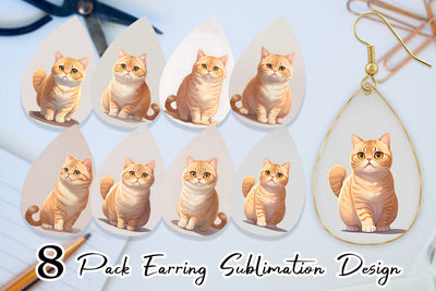 Earring Teardrop Sublimation artnoy 