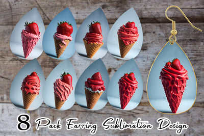 Earring Teardrop Sublimation artnoy 