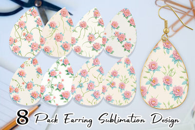 Earring Teardrop Sublimation artnoy 