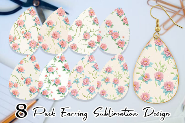 Earring Teardrop Sublimation artnoy 