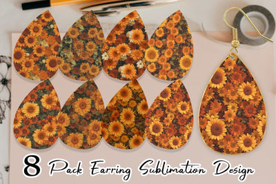 Earring Teardrop Sublimation artnoy 