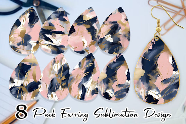 Earring Teardrop Sublimation artnoy 