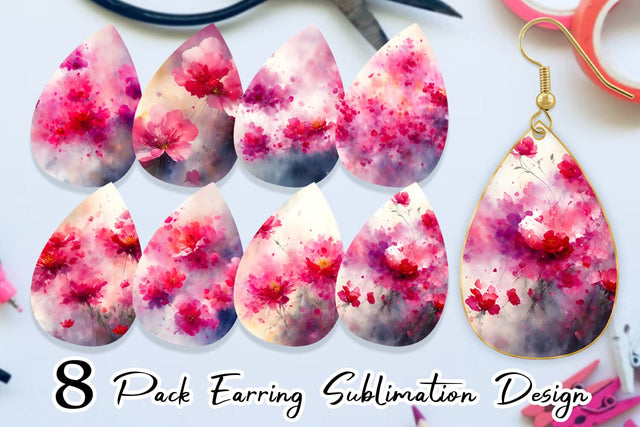 Earring Teardrop Sublimation artnoy 