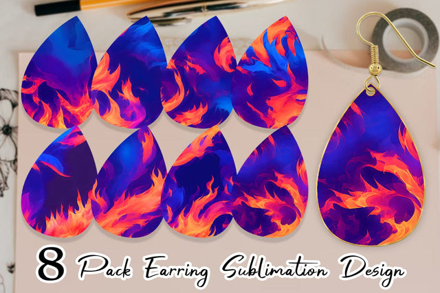 Earring Teardrop Sublimation artnoy 