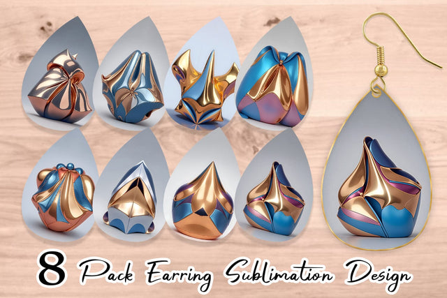 Earring Teardrop Sublimation artnoy 