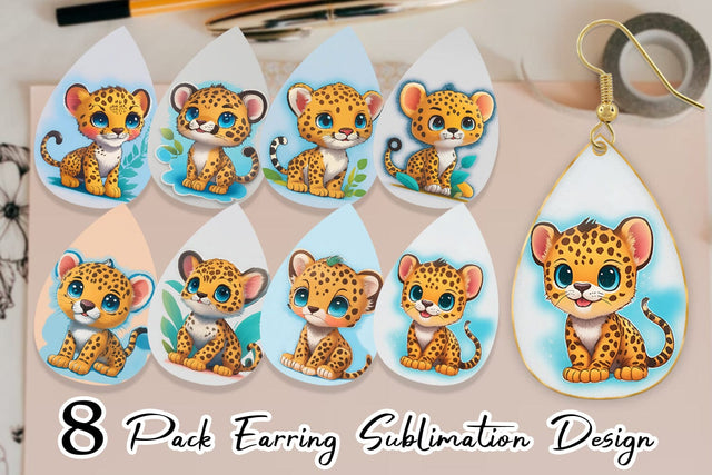 Earring Teardrop Sublimation artnoy 