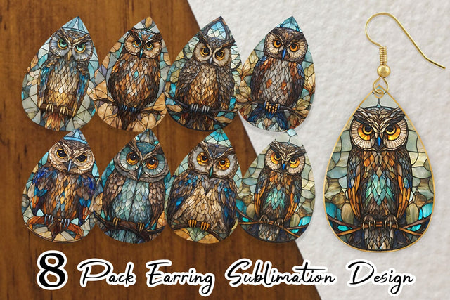 Earring Teardrop Sublimation artnoy 