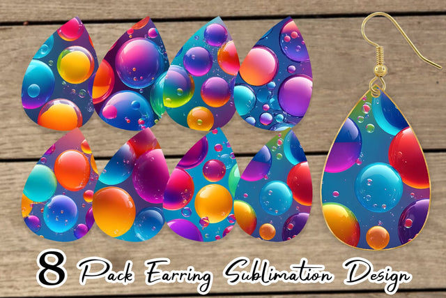 Earring Teardrop Sublimation artnoy 