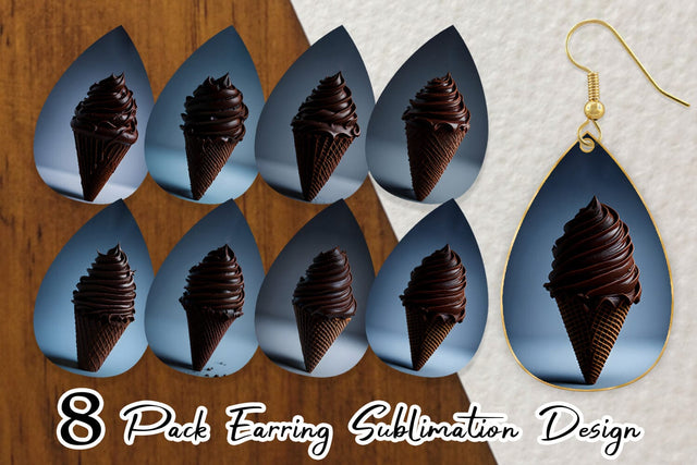 Earring Teardrop Sublimation artnoy 