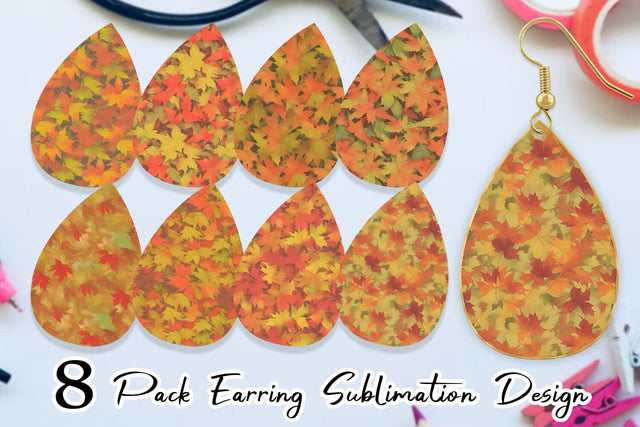 Earring Teardrop Sublimation artnoy 