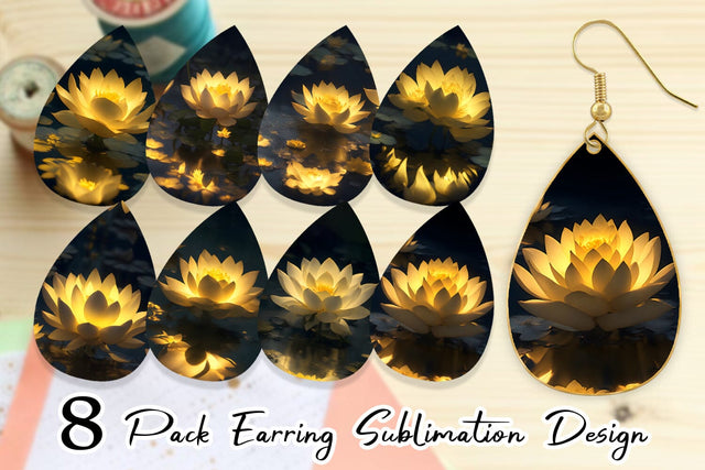 Earring Teardrop Sublimation artnoy 