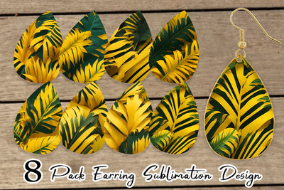 Earring Teardrop Sublimation artnoy 