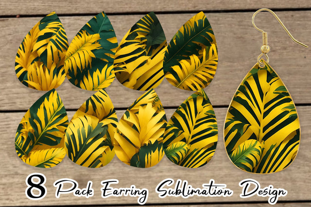 Earring Teardrop Sublimation artnoy 