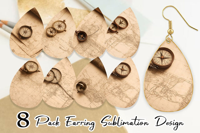 Earring Teardrop Sublimation artnoy 