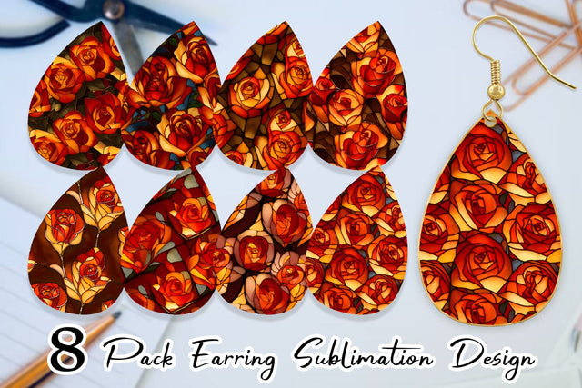 Earring Teardrop Sublimation artnoy 