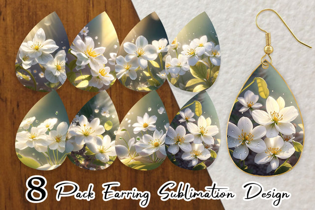 Earring Teardrop Sublimation artnoy 