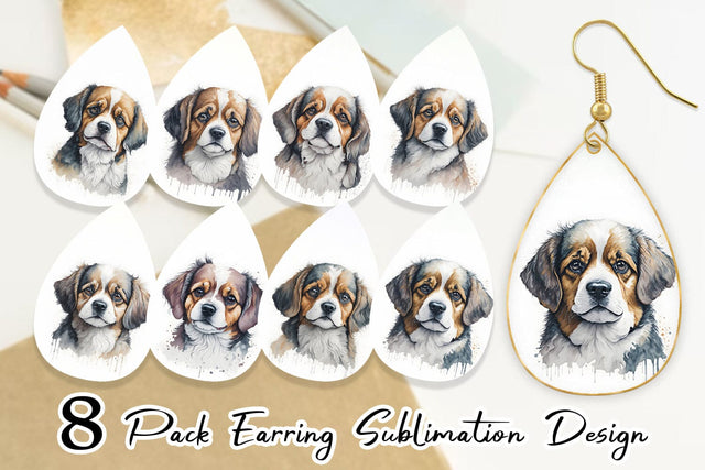 Earring Teardrop Sublimation artnoy 