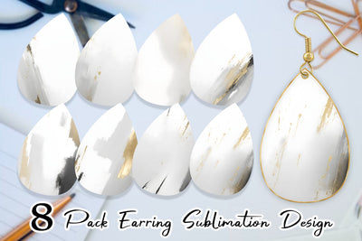 Earring Teardrop Sublimation artnoy 