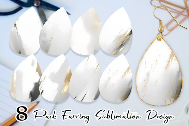Earring Teardrop Sublimation artnoy 