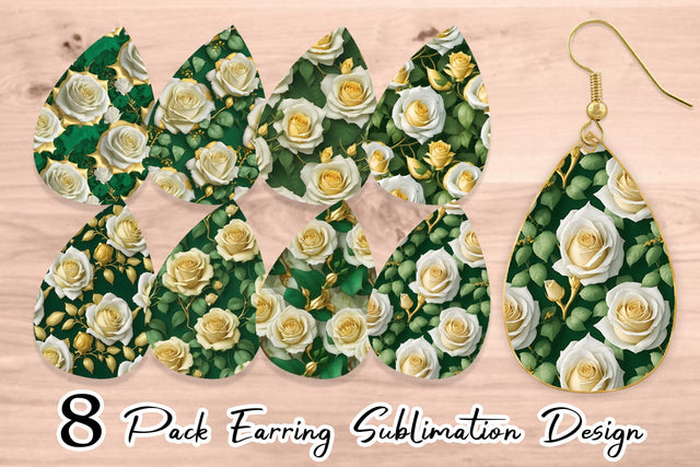 Earring Teardrop Sublimation artnoy 