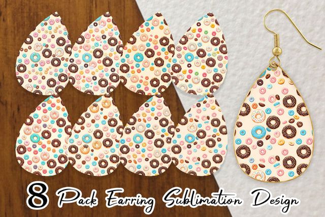 Earring Teardrop Sublimation artnoy 