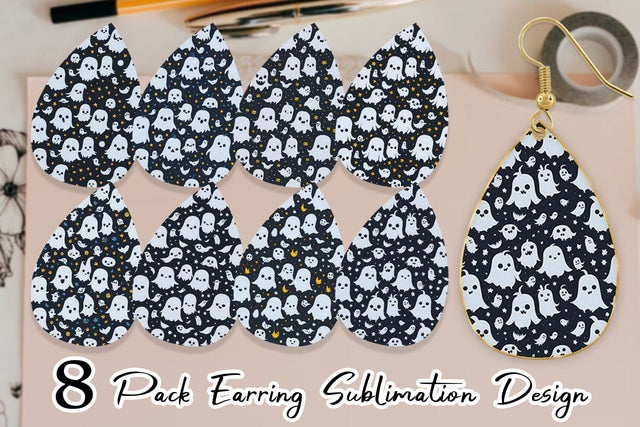 Earring Teardrop Sublimation artnoy 