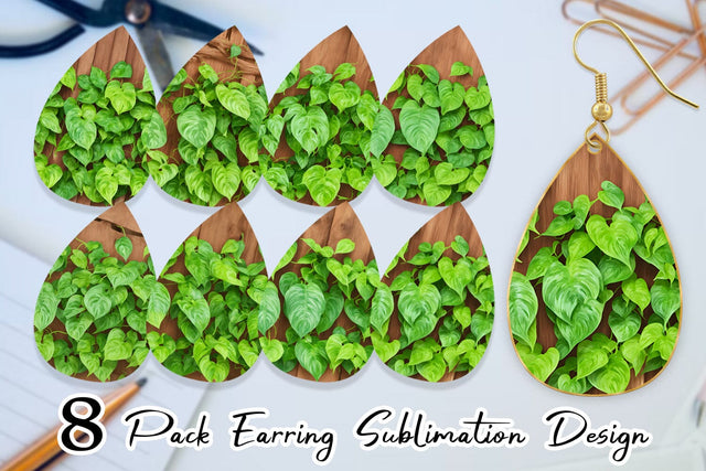 Earring Teardrop Sublimation artnoy 