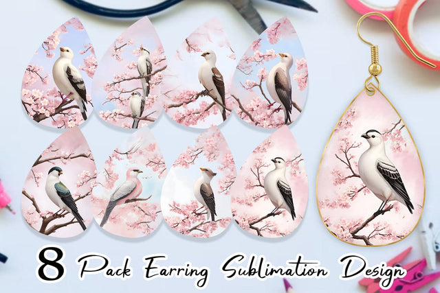 Earring Teardrop Sublimation artnoy 