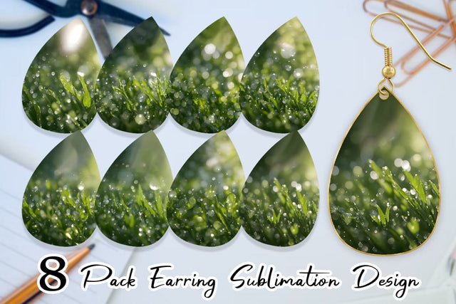 Earring Teardrop Sublimation artnoy 