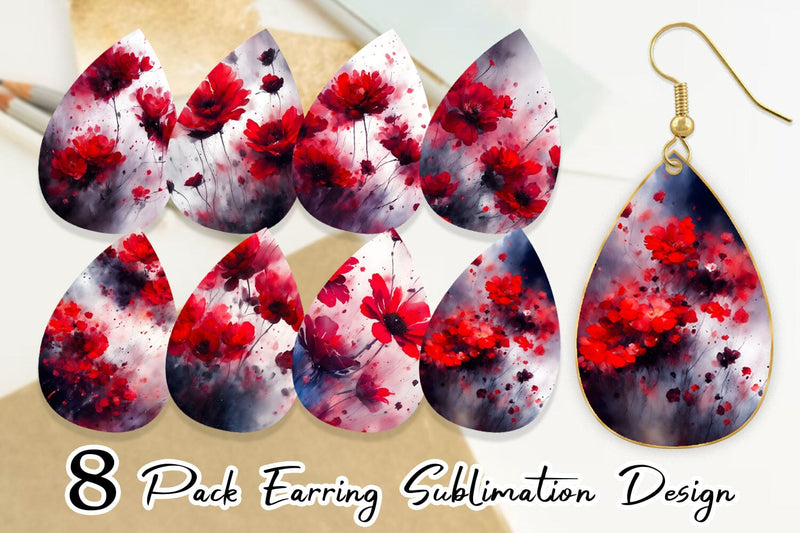 Earring Teardrop Sublimation artnoy 