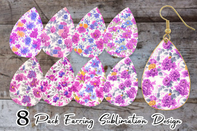 Earring Teardrop Sublimation artnoy 
