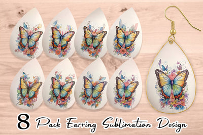 Earring Teardrop Sublimation artnoy 