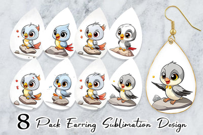 Earring Teardrop Sublimation artnoy 