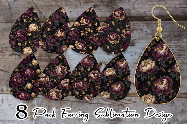 Earring Teardrop Sublimation artnoy 