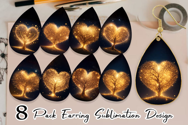 Earring Teardrop Sublimation artnoy 