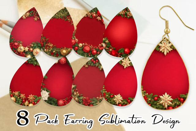 Earring Teardrop Sublimation artnoy 