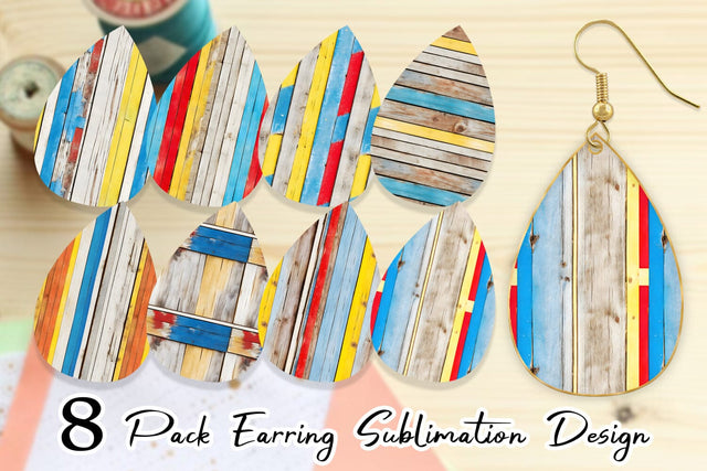 Earring Teardrop Sublimation artnoy 